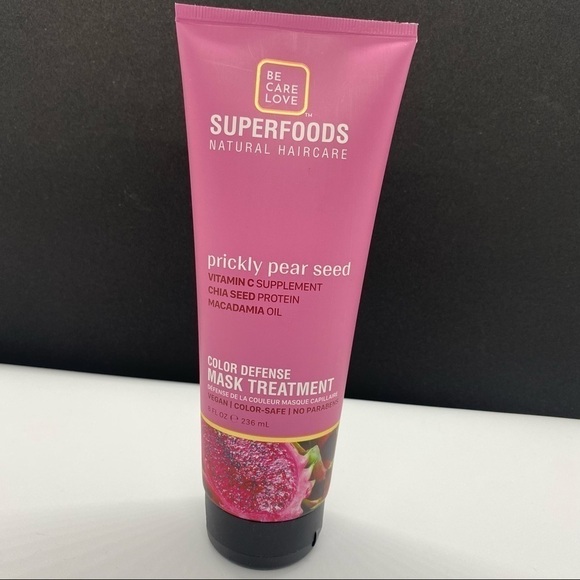 be Care Love superFoods color defense treatment mask Prickly Pear Seed 8 Oz - Picture 1 of 3